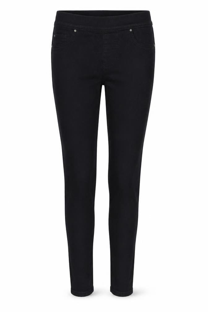 Denim & Co. Womens Black  Denim Jegging Jeans Size 10 L31 in
