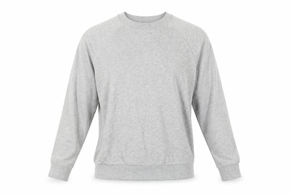 Front view of H&M women’s grey jumper, size S