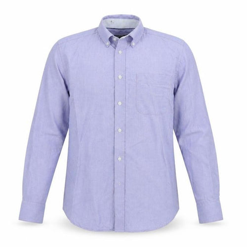 M&S Mens Blue Colourblock   Button-Up Size 38