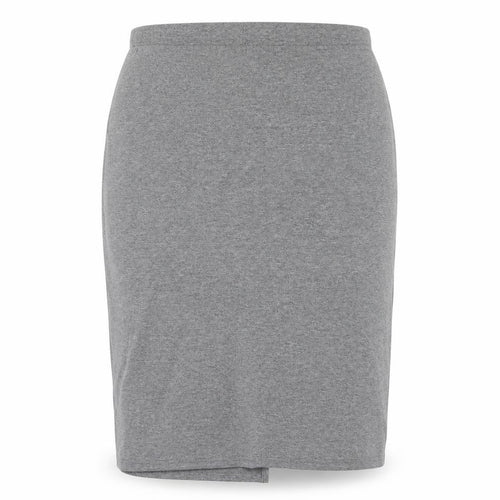 Just Fab Womens Grey  Jersey Straight & Pencil Skirt Size XL