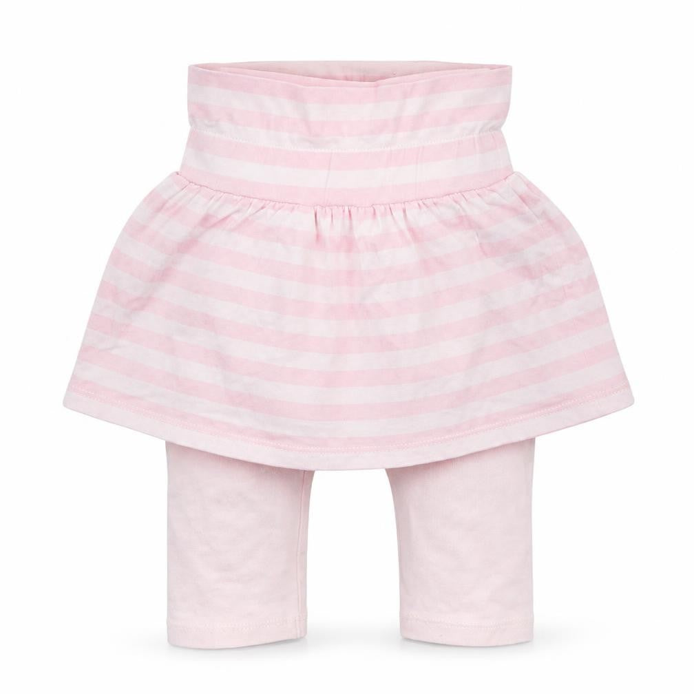M&Co Girls Pink Striped  Flare Skort Size 6-9 Months