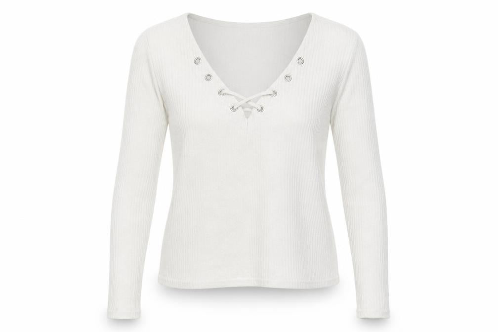Divided Womens White   Basic T-Shirt Size S
