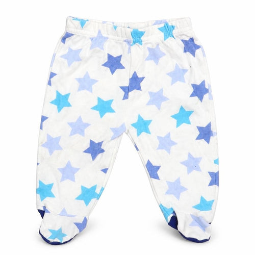 George Baby White Geometric  Jogger Trousers Size 0-3 Months
