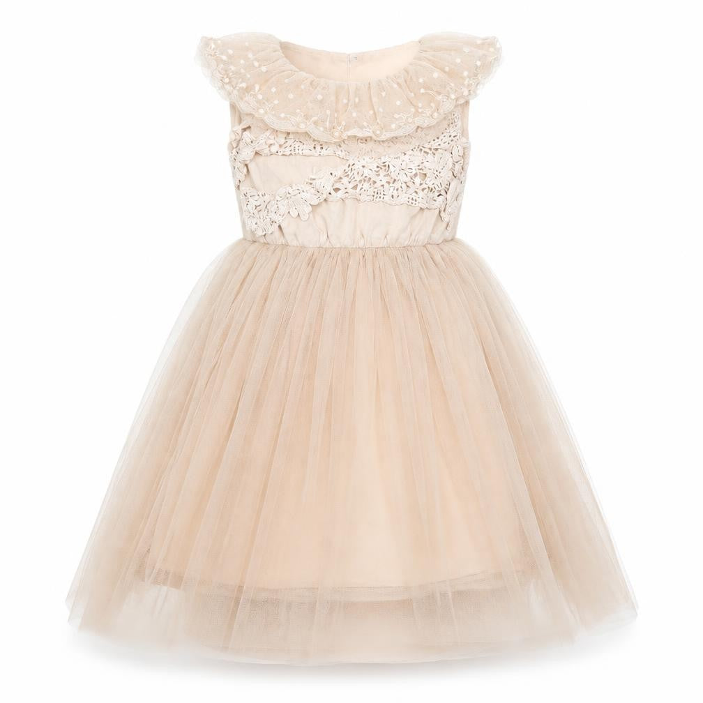 Fashion Boutique Girls Beige   Fit & Flare  Size S