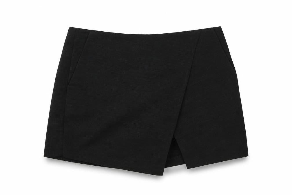 Topshop Girls Black   Culotte Shorts Size 8 Years