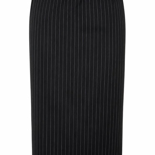 Boohoo Womens Black Striped  Straight & Pencil Set Size 10