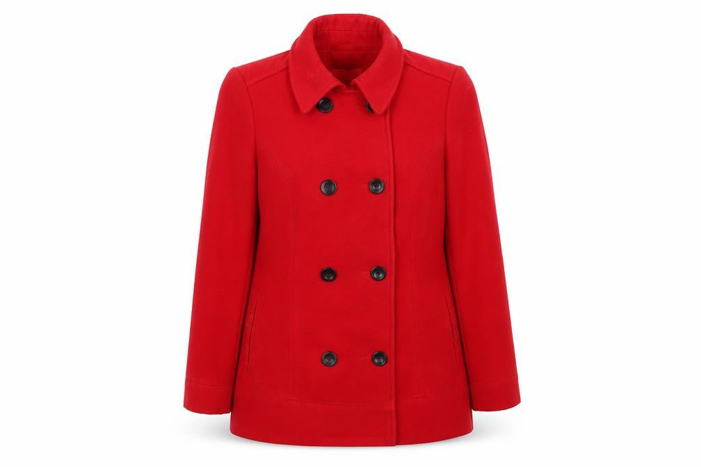 Covent Garden Womens Red   Overcoat Coat Size 12