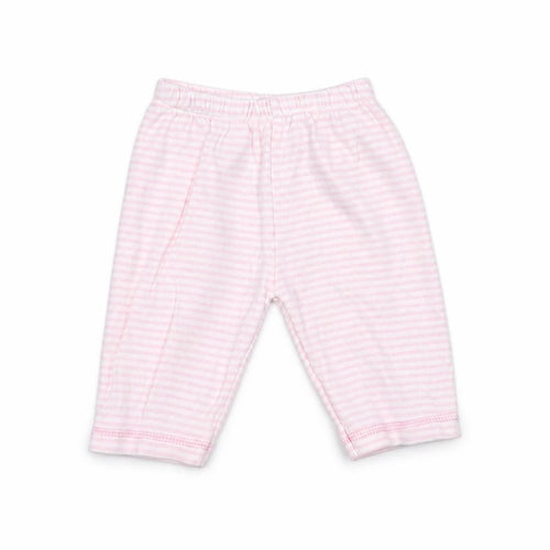 Preworn Baby White Striped  Sweatpants Trousers Size 0-3 Months