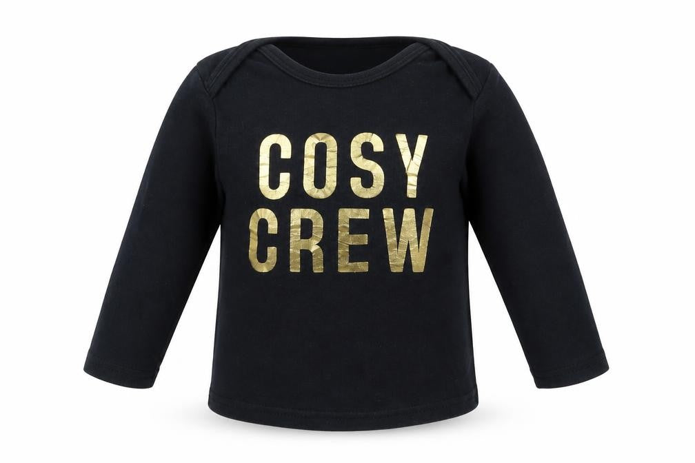 George Baby Black   Basic T-Shirt Size 12-18 Months  - cosy crew