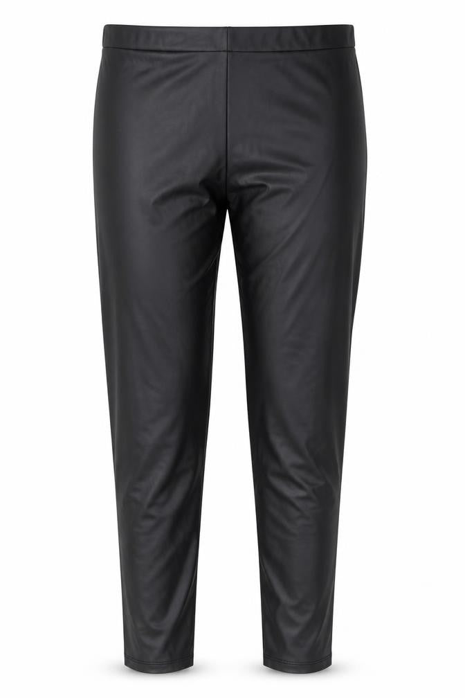 Front view of Primark women’s black trousers, size L, 29-inch leg