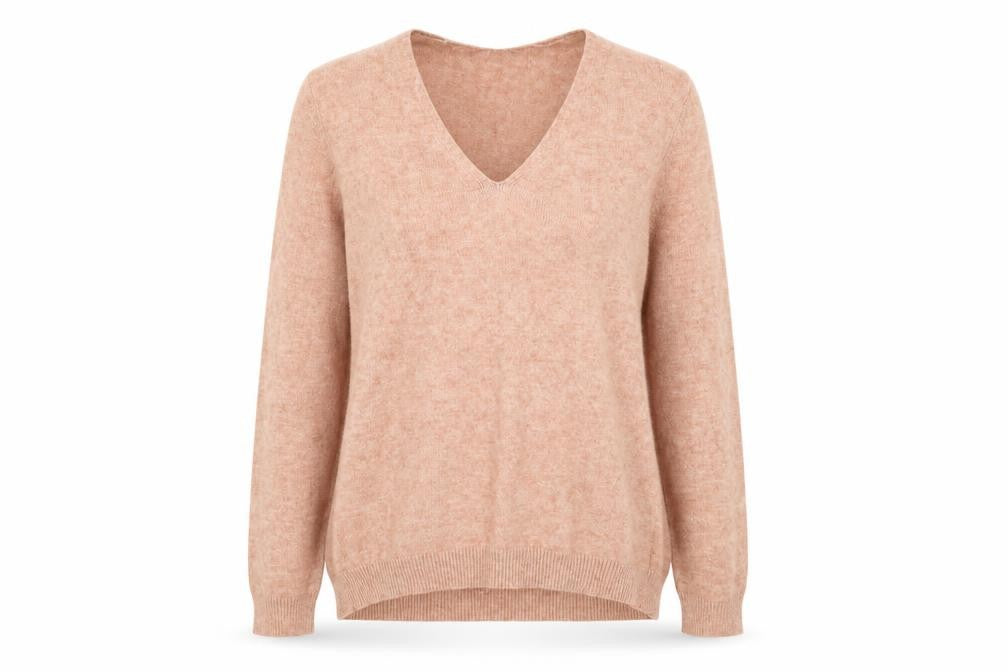 Front view of Only women’s pink jumper, size L