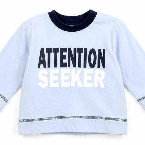 George Baby Blue   Basic T-Shirt Size 3-6 Months  - attention seeker