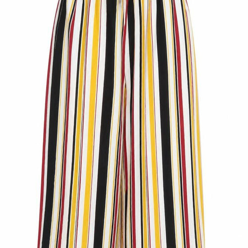 F&F Womens Multicoloured Striped  Bloomer Trousers Size 6 L20 in