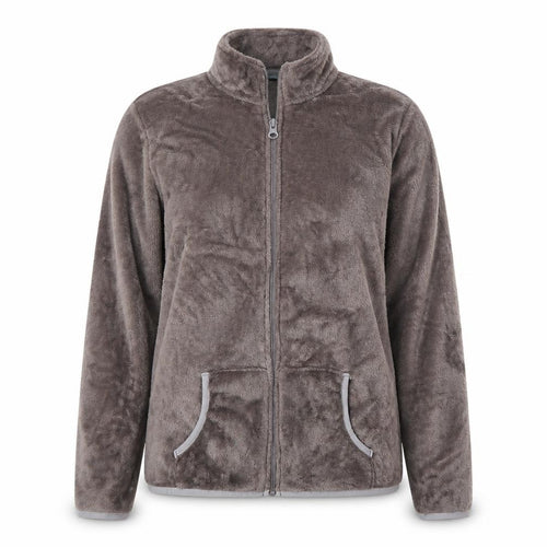 Avenue Womens Brown  Fleece Full Zip Jumper Size 8