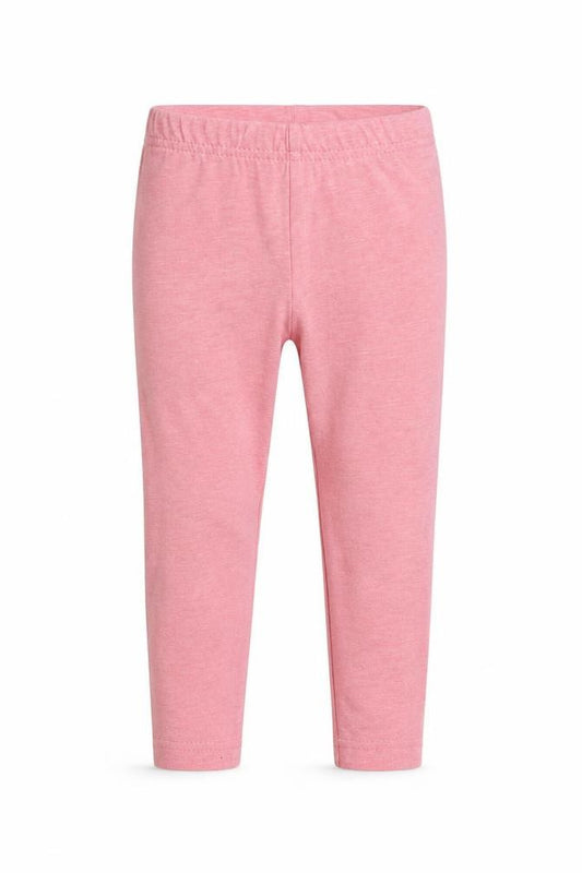 Front view of young diviension girls’ pink jegging trousers, size 2, years