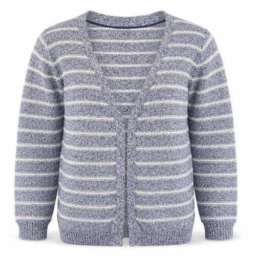 Atmosphere Womens Blue Striped  Cardigan Jumper Size 10