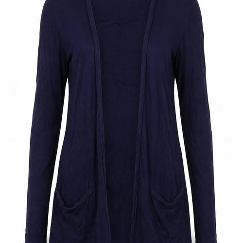 Decoy Womens Blue  Jersey Cardigan Jumper Size M
