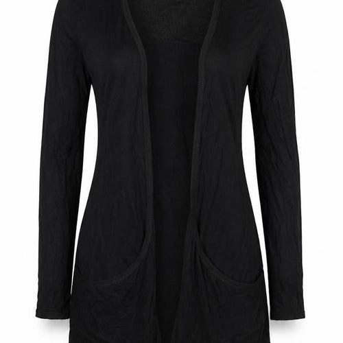 Graffic Womens Black  Jersey Cardigan Jumper Size M