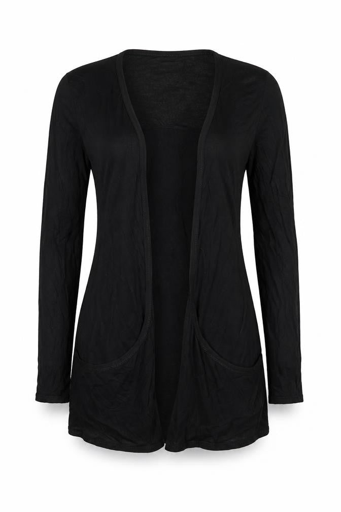 Graffic Womens Black  Jersey Cardigan Jumper Size M