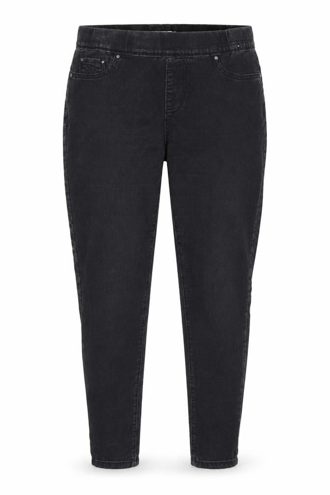 Denim & Co. Womens Black  Denim Jegging Jeans Size 12 L26 in