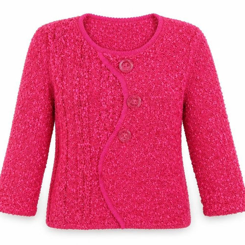 Elisabeth  Womens Pink   Cardigan Jumper Size M
