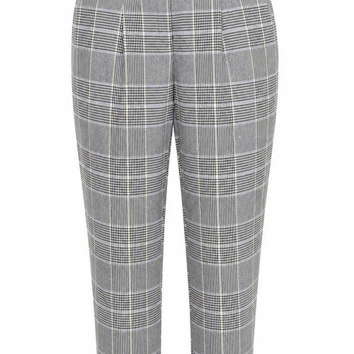Dorothy Perkins Womens Green Check  Trousers  Size 10 L25 in