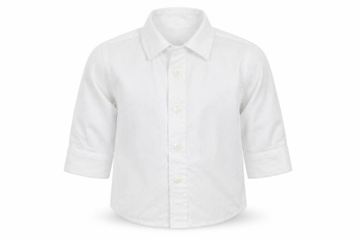 Monsoon Boys White   Basic Button-Up Size 3-6 Months
