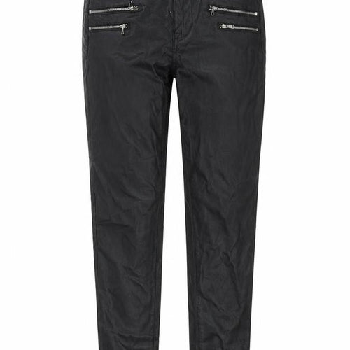 Denim & Co. Womens Black   Trousers  Size 12 L28 in