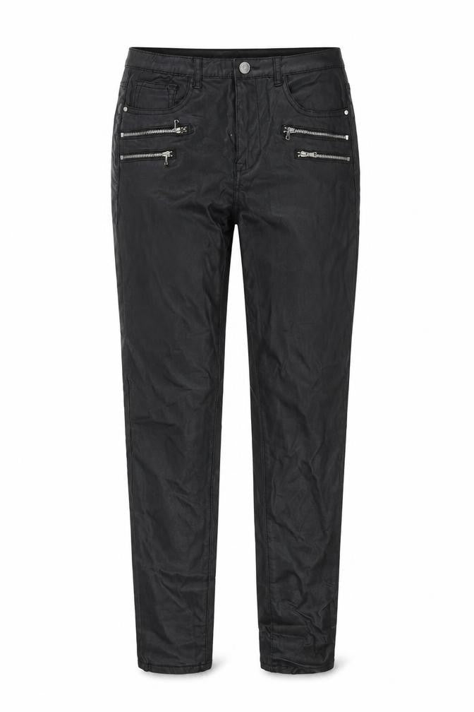 Denim & Co. Womens Black   Trousers  Size 12 L28 in
