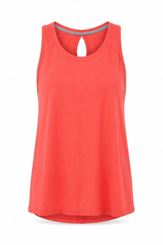 Front view of Old Navy women’s pink basic tank, size M