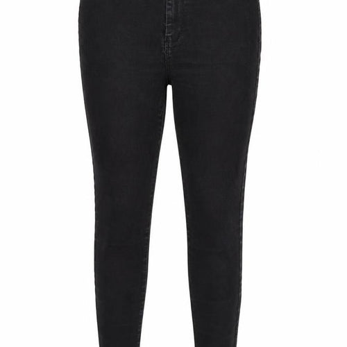 Denim & Co. Womens Black  Denim Tapered Jeans Size 14 L27 in