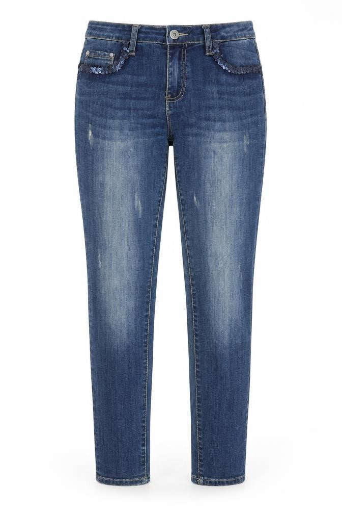 unisono Womens Blue   Mom Jeans Size M L28 in