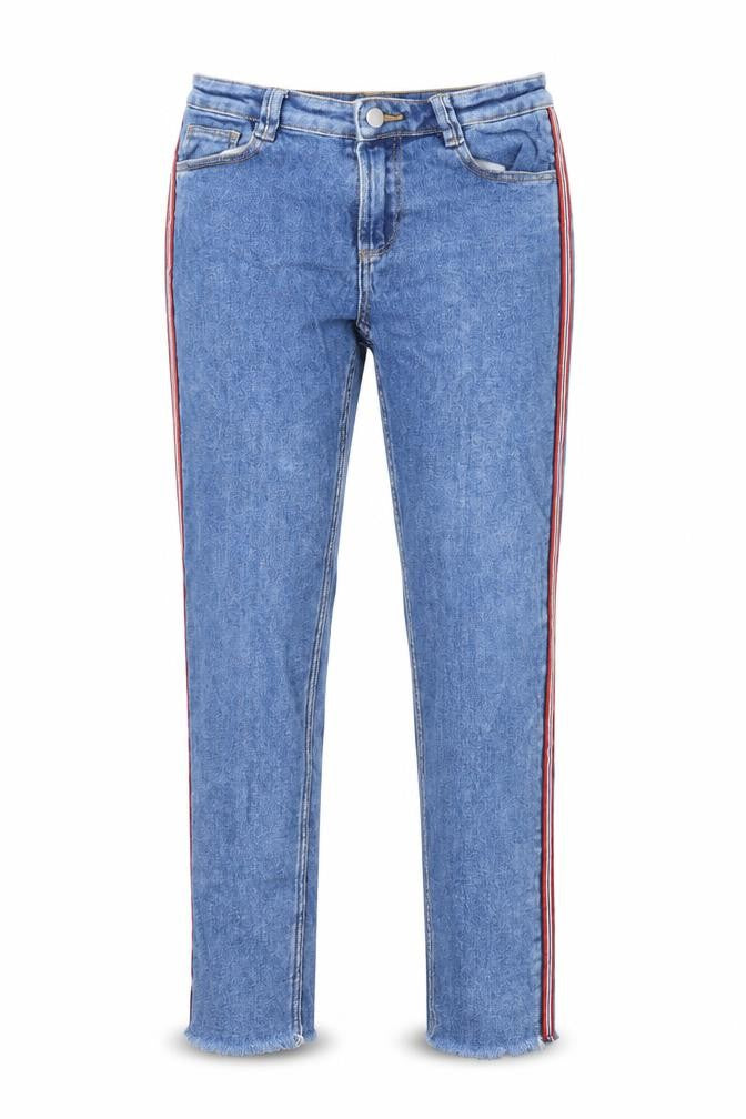 crop Womens Blue   Skinny Jeans Size 36 L24 in - v