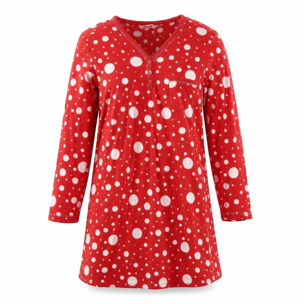 Secret Possesions Womens Red Polka Dot  Top Dress Size 10