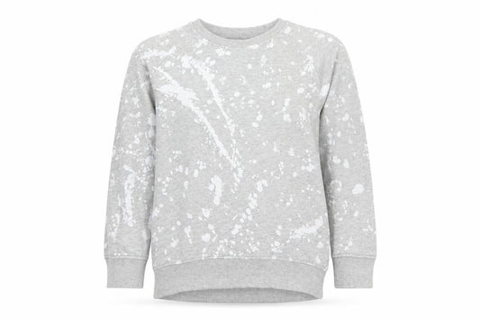 Front view of Next girls’ green polka dot pullover sweatshirt, size 3-4, years