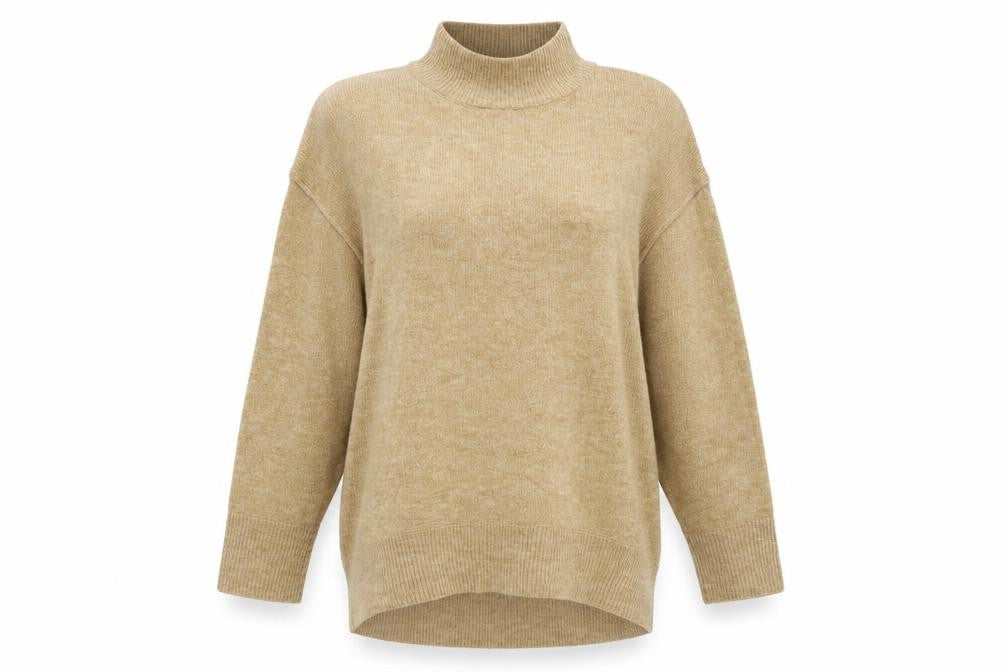 Front view of George women’s beige jumper, size M