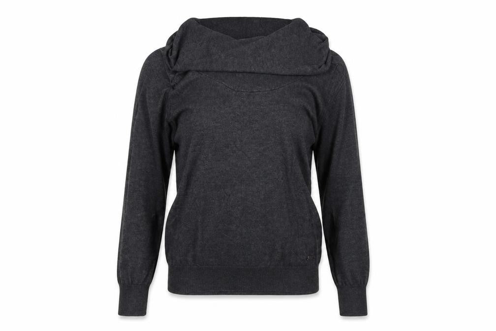 Front view of Anthony Morato women’s grey knit jumper, size L