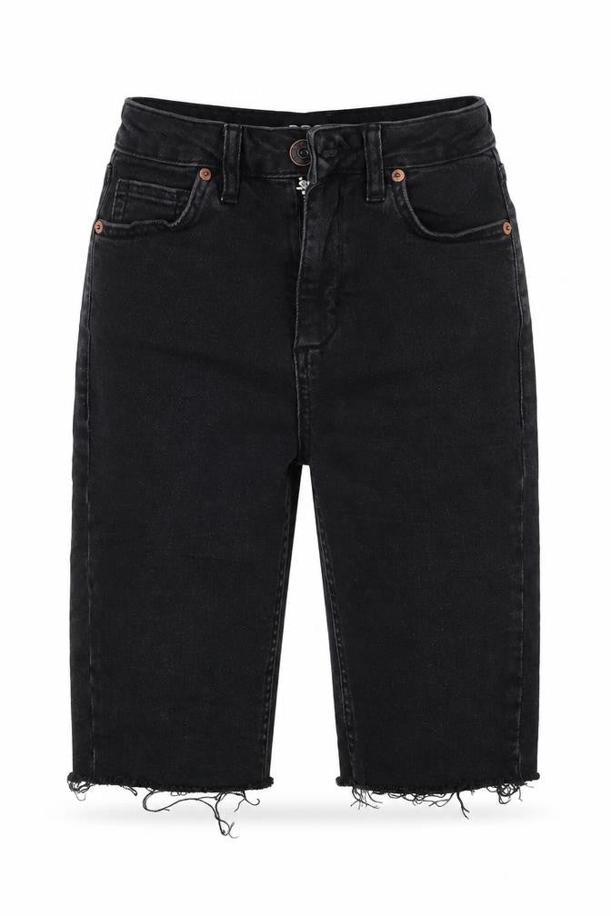 BDC Womens Black  Denim Bermuda Shorts Size 26 in