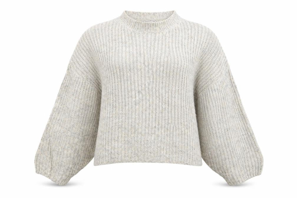 Front view of Topshop women’s beige jumper, size XS