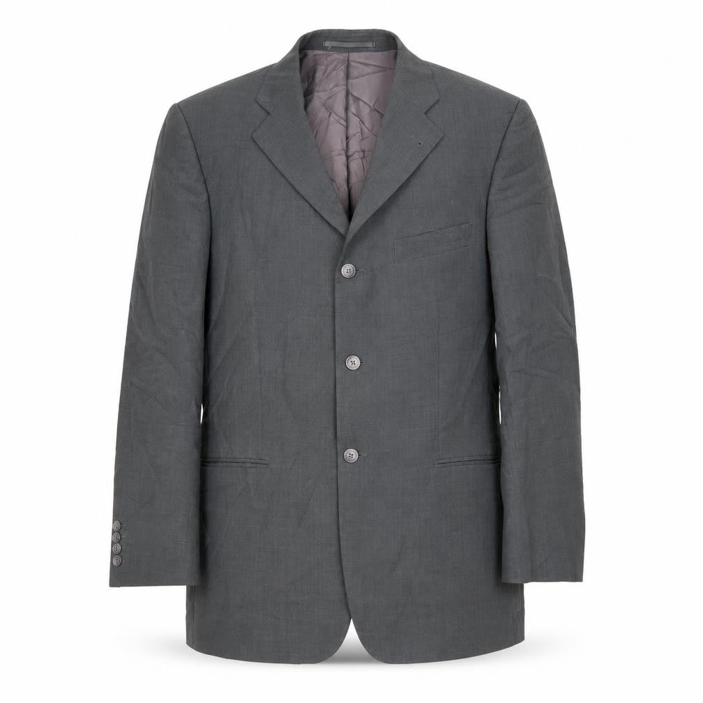 Front view of Strellson men’s green jacket suit jacket, size 44