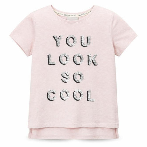 Matalan  Girls Pink   Basic T-Shirt Size 6 Years