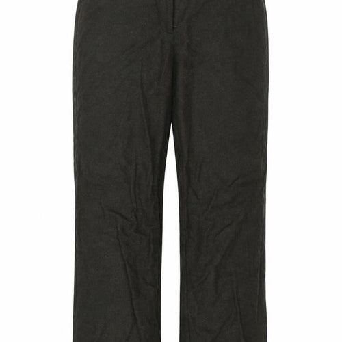 Marks and Spencer  Womens Brown   Trousers  Size 14 L25 in