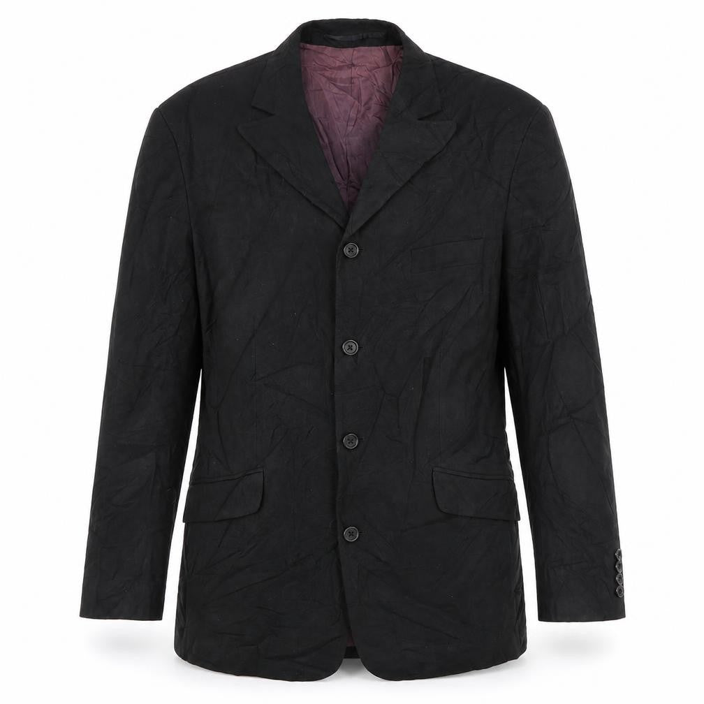 Front view of Wilson men’s black jacket blazer, size 38