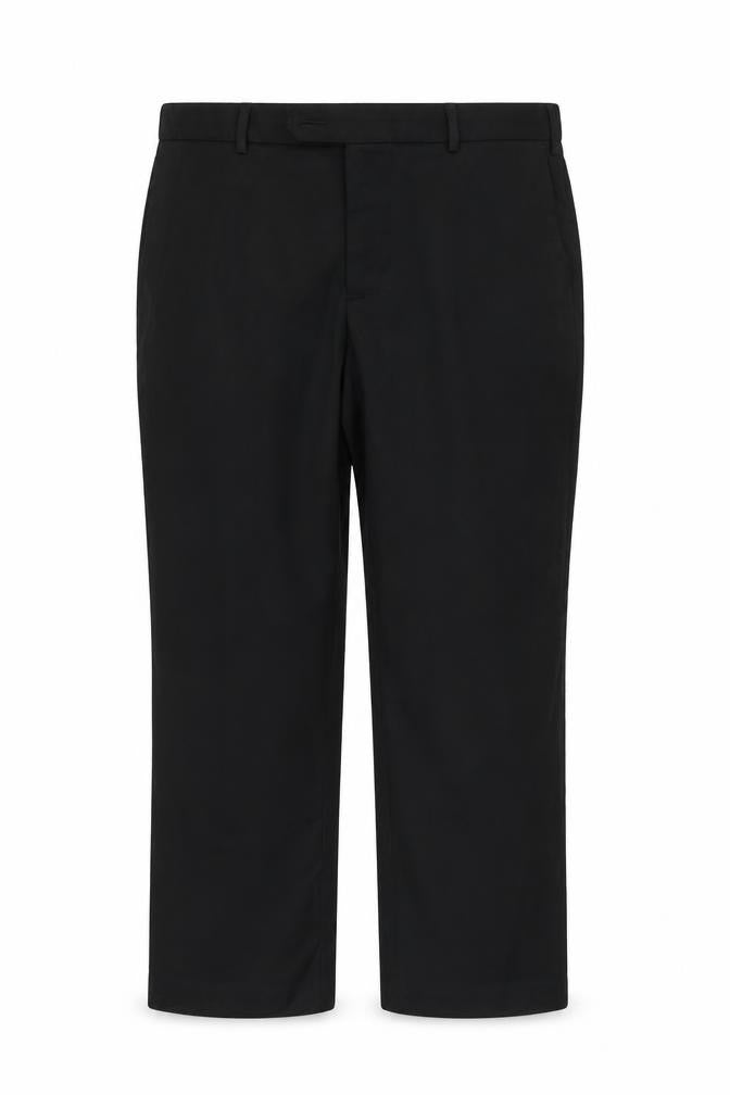 Front view of Cedarwood State women’s black trousers, size UK 38, in, 28-inch leg