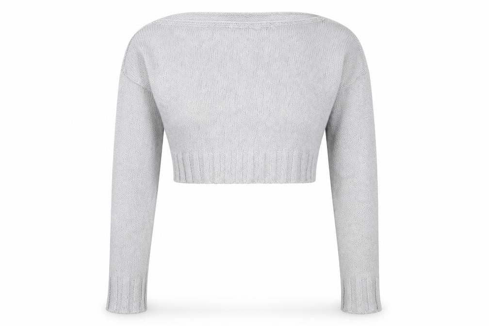 Front view of Missguided women’s grey jumper, size S