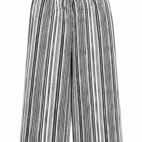Primark Womens Grey Striped  Bloomer Trousers Size 8 L22 in