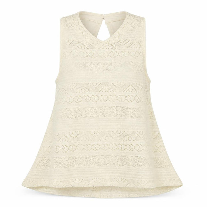 Hollister Womens Ivory Geometric  Basic Blouse Size M