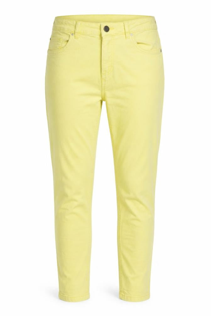 Fransa Womens Yellow   Skinny Jeans Size 40 L27 in