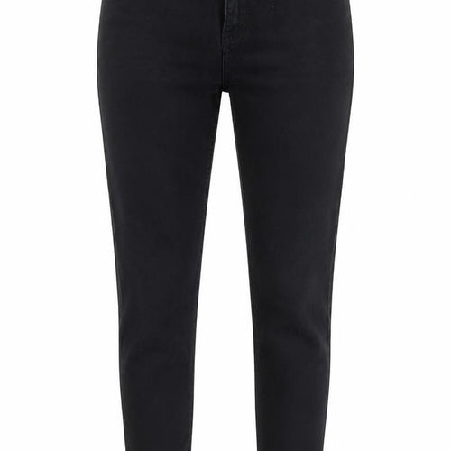 Denim Co. Womens Black  Denim Straight Jeans Size 6 L27.5 in