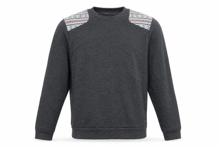 Topman Mens Blue Geometric Jersey Pullover Sweatshirt Size L